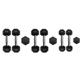 THROWDOWN HIIT HEX DUMBBELLS 10 LBS